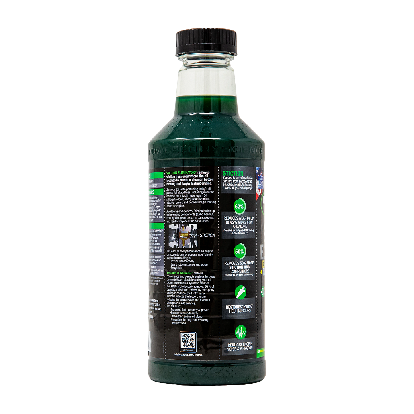 Hot Shot's Secret STICTION ELIMINATOR Engine Oil Additive- 32 OZ