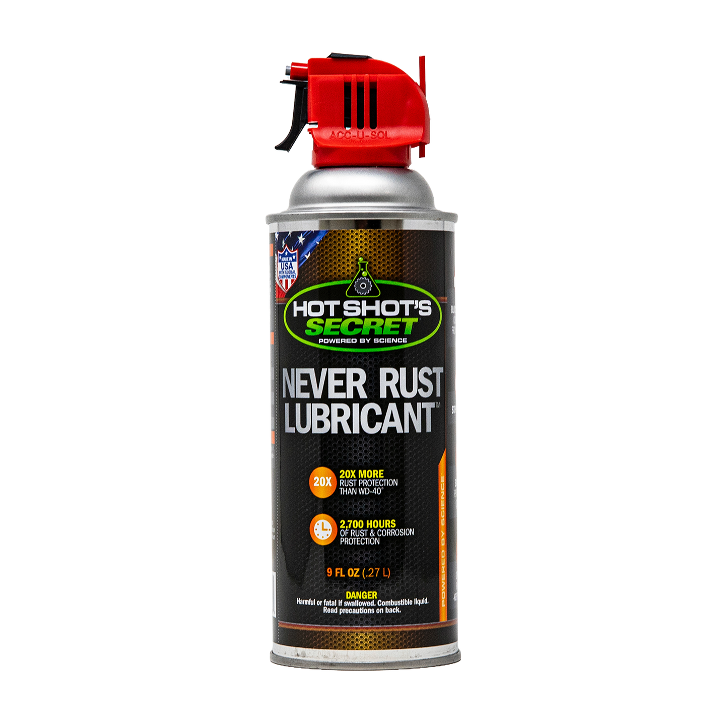 Hot Shot's Secret NEVER RUST LUBRICANT - 9 OZ AEROSOL