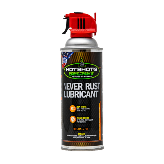 Hot Shot's Secret NEVER RUST LUBRICANT - 9 OZ AEROSOL