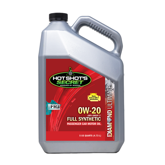 Hot Shot's Secret Red Diamond Passenger Car Motor Oil - 0W-20 5 Quart